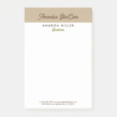 Natuurlijke kleur Klassieke lijntextuur Post-it® Notes (Voorkant)