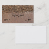 Natuurlijke korrelmoer visitekaartje (Voorkant / Achterkant)