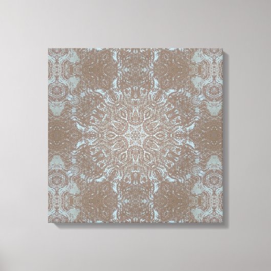 Natuurlijke kunst steen & zand canvas afdruk (Voorkant)