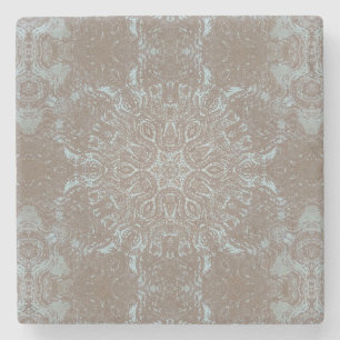 Natuurlijke kunst steen & zand stenen onderzetter