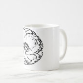 Natuurlijke kunstbloem koffiemok (Voorkant rechts)