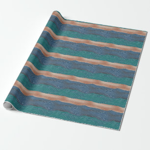 Natuurlijke landschapsheuvels: naadloos patroon. cadeaupapier