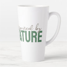Natuurlijke Latte kop