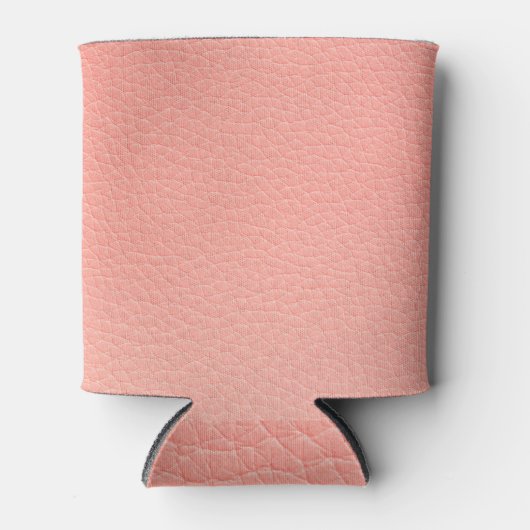 Natuurlijke lederen textuur: close-up achtergrond. blikjeskoeler (Voorkant)