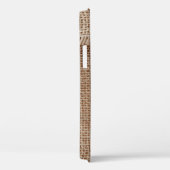 Natuurlijke lijntextuur backaardkoffie, zak, abstr Case-Mate iPhone case (Achterkant / Rechts)