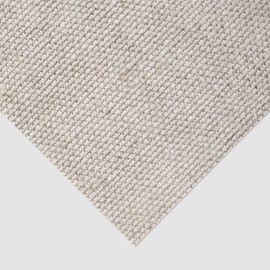 Natuurlijke Linnen Burlap Stof Patroon Tijdloos Ch Tissuepapier (Detail)