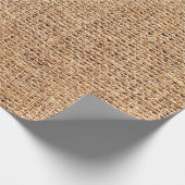 Natuurlijke linnen textuur als achtergrond cadeaupapier (Hoek)