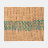 Natuurlijke makreel met bruine kleur, getextureerd fleece deken (Voorkant (Horizontaal))