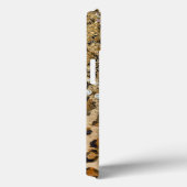 Natuurlijke n Gold Leopard Animal Print Glitter lo Case-Mate iPhone Case (Achterkant / Rechts)