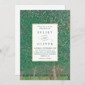 Natuurlijke nieuwe bruiloft kaart (Voorkant / Achterkant)