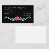 Natuurlijke ontwerpen van natuurgeneeskundige natu visitekaartje (Voorkant / Achterkant)
