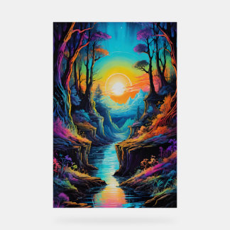 natuurlijke reis acryl bord