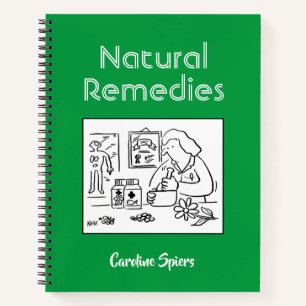 Natuurlijke Remedies Notities met Ontvanger's Naam Notitieboek