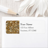 Natuurlijke rivier de Pebbles Etiket (Insitu)