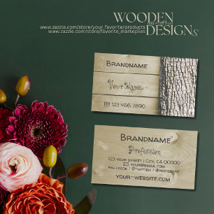 Natuurlijke Rustige houten boomgaarden Aardbeekgra Visitekaartje