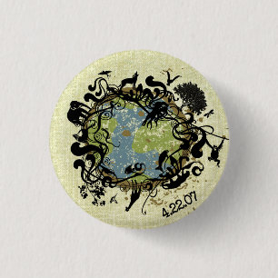 Natuurlijke schoonheid - behoud het! ronde button 3,2 cm