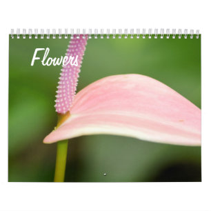 Natuurlijke schoonheid bloemen kalender