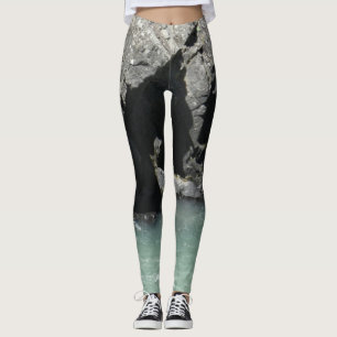 Natuurlijke Schoonheid Bord Groene Riviergraniet L Leggings