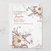 Natuurlijke Schoonheid Foto Afstuderen Aankondigin Aankondiging (Achterkant)