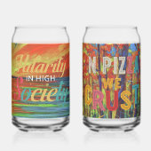 Natuurlijke schoonheid van Enivormant Blikvorm Glas (Achterkant)