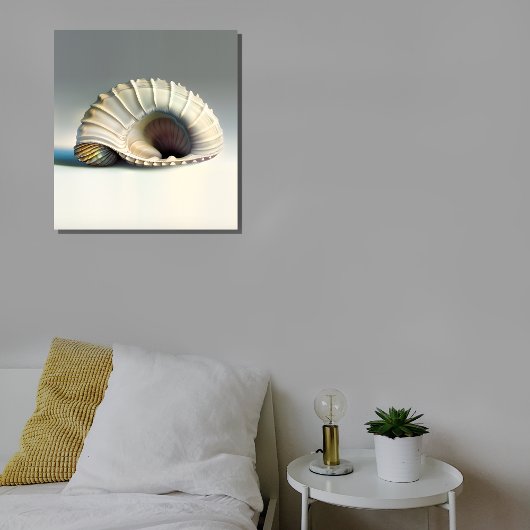 Natuurlijke Shell Wall Hanging Canvas Afdruk