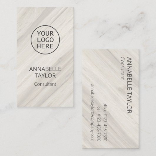 Natuurlijke Spa naam Visitekaartje (Voorkant / Achterkant)