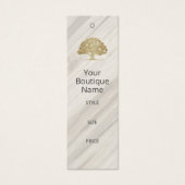 Natuurlijke Spa Prijs Label Mini Visitekaartjes (Voorkant)