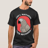 natuurlijke spraakrecorder t-shirt (Voorkant)