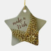 Natuurlijke staartroep keramisch ornament (Voorkant)