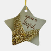 Natuurlijke staartroep keramisch ornament (Achterkant)