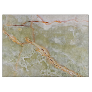 Natuurlijke steenbuis van glas snijplank