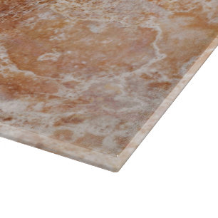 Natuurlijke steenbuis van glas snijplank
