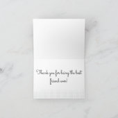 Natuurlijke stijl bedankkaart (Binnen)