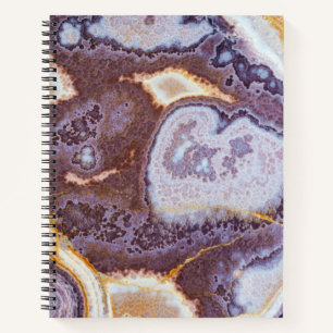 Natuurlijke Stone Pattern Spiral Notitieboek