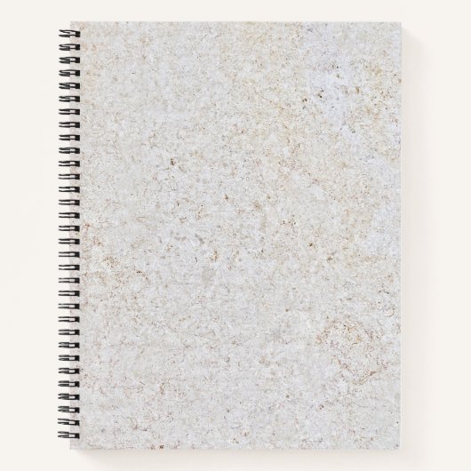 Natuurlijke Stone Pattern Spiral Notitieboek (Voorkant)