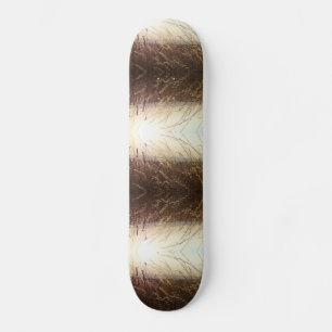 Natuurlijke strepen skateboard