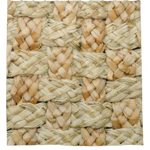 Natuurlijke strotextuur achtergrond douchegordijn