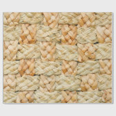 natuurlijke strotextuur  cadeaupapier (Vlak)