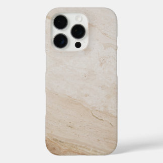 Natuurlijke travertijn textuur - aards stenen patr iPhone 16 pro hoesje