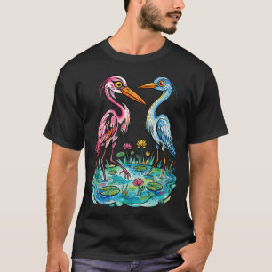 Natuurlijke vijver t-shirt