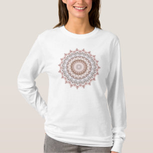 Natuurlijke Vintage mandala kaleidoscoop T-shirt