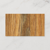 Natuurlijke Visitekaartjes van hout (Achterkant)