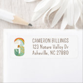 Natuurlijke Wonder Drie Verjaardagsfeest Etiket (Insitu)