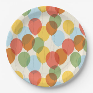 Natuurlijke Wonders Party Ballons Patroon Papieren Bordje