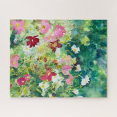 Natuurlijke Zomertuin van Kosmos Bloemen Legpuzzel (Horizontaal)