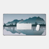 Natuur's Beauty Mountain Reflection Desk Mat (Keyboard & Muis)