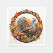 Natuur's Bounty: Oogst Delights Servet (Voorkant)