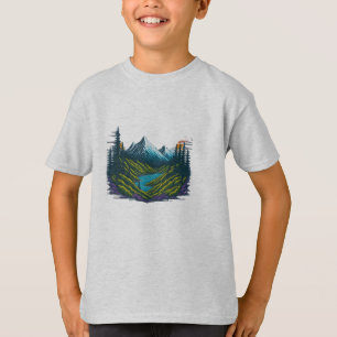 Natuur's Canvas: Schilderachtig Serenity T-shirt