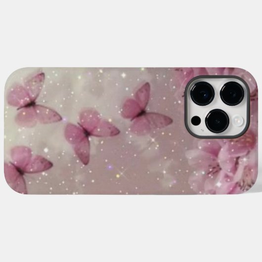Natuur's Canvas: Vlinder & Bloem iPad Case (Achterkant (horizontaal))