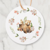 Natuur's Delight Beer Baby shower Favor Gift Label (Achterkant)